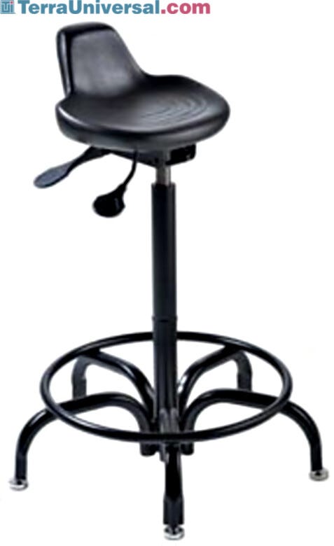 Sit/stand chair. Perfect for the lab, cleanrooms or areas that require cleanroom/static control performance  |  2806-78 displayed