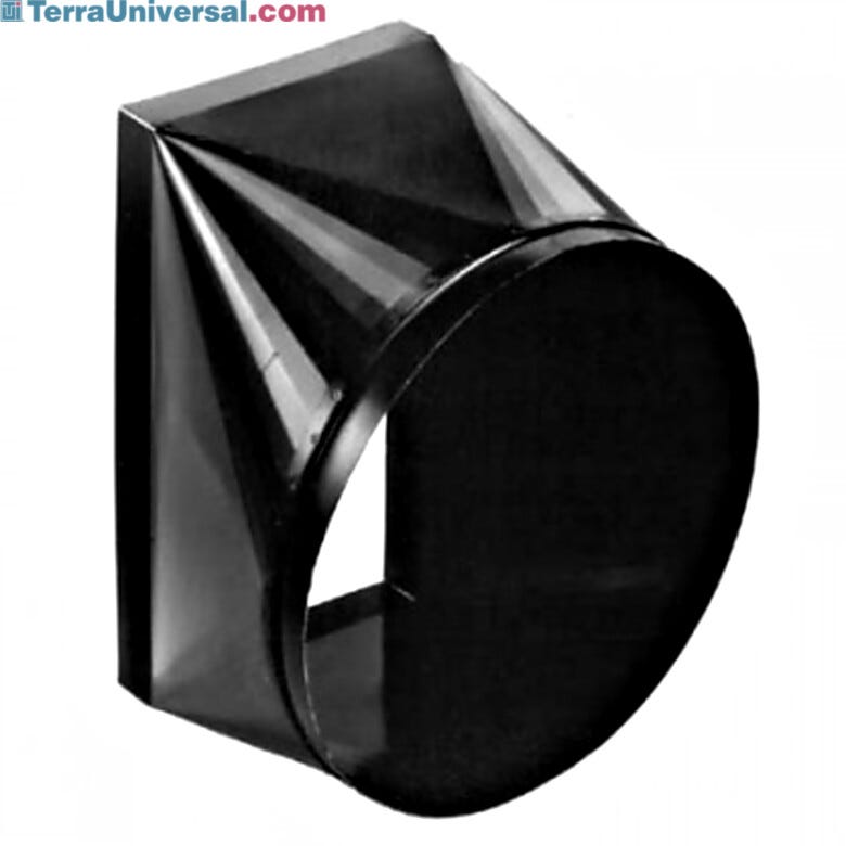 Allows you to connect round thermoplastic duct to the rectangular exhaust side of the blower  |  3645-75 displayed