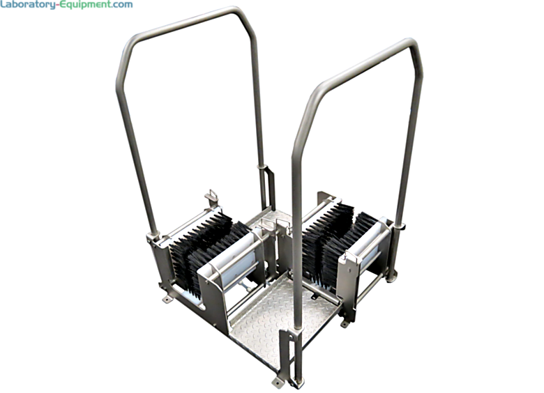 BSX200 Manual Dual Boot Scrubbers by Best Sanitizers available in wet or dry models accommodate 5-10 users per minute in fast walk through environments  |  5608-PP-04 displayed