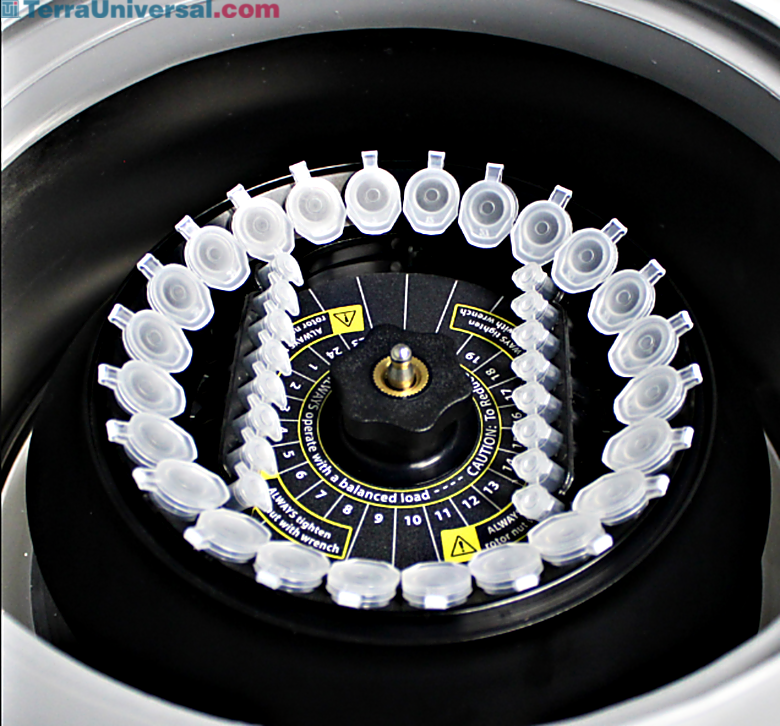 COMBI-Rotor for tubes and strips included with MC-24R Refrigerated High Speed Microcentrifuges (C2417-R and C2417-R-E); optional on C2417-R-NR and C2417-R-NR-E