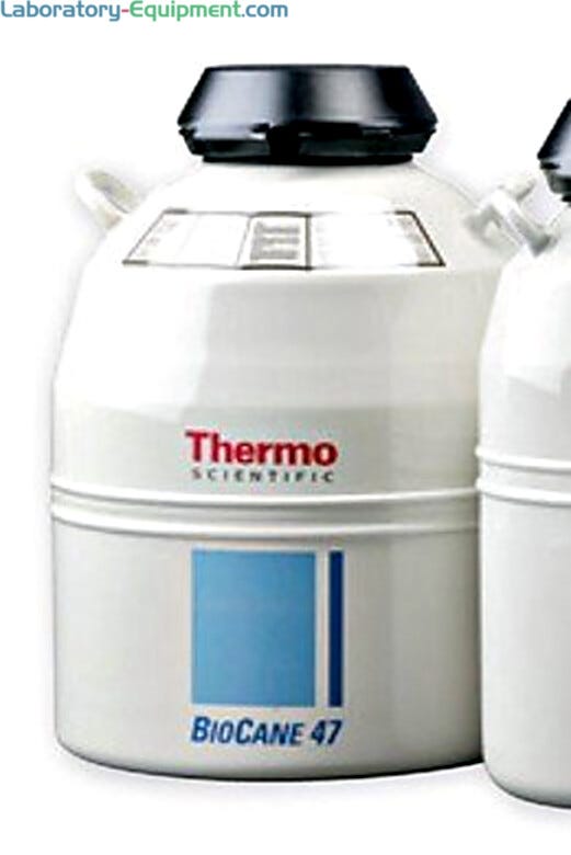 These vessels can store biological samples for long periods of time without replenishing liquid nitrogen. | 4901-10 displayed