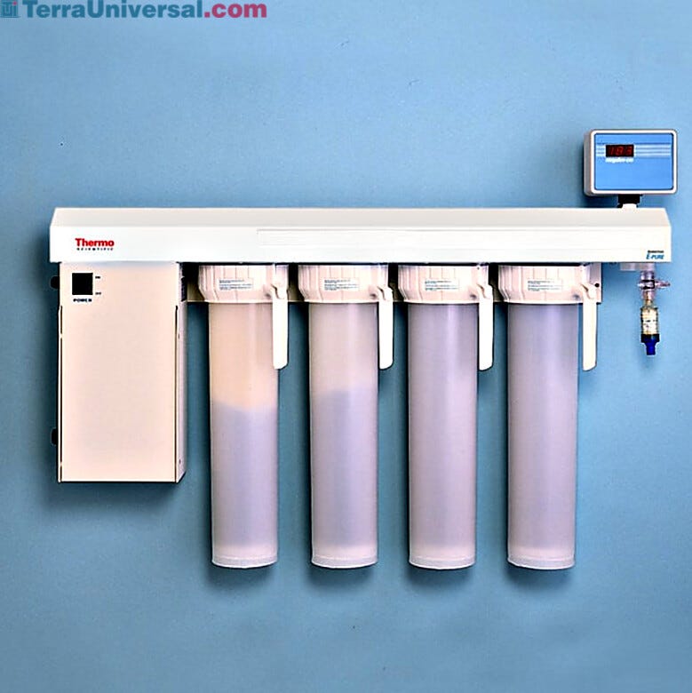 Barnstead E-Pure Ultrapure Water Purification System by Thermo Fisher Scientific in 3 or 4 module systems   |  3614-47 displayed