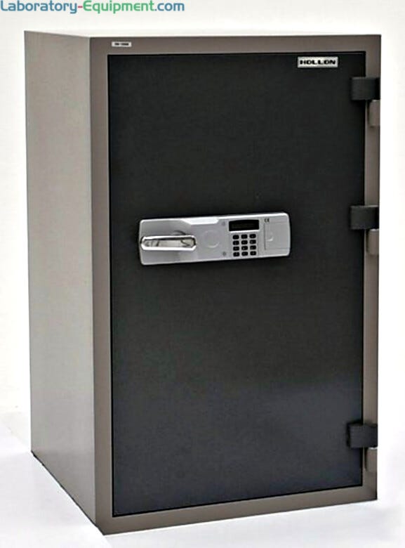 Fire-rated locking safe: 8.13 cubic foot capacity  |  6500-12 displayed