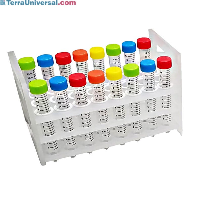 H1000-MR-T15 MAGic Clamp 32 x 15ml Tube Rack by Benchmark Scientific compatible with Incu-Shaker and Orbi-Shaker models  |  2823-05 displayed