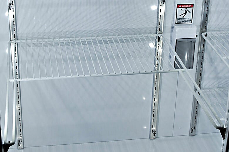 Half-Size Epoxy-Coated Adjustable Shelf for 23.0, 29.2, 45.8 and 51.1 cu. ft. refrigerators and freezers by Thermo Fisher Scientific