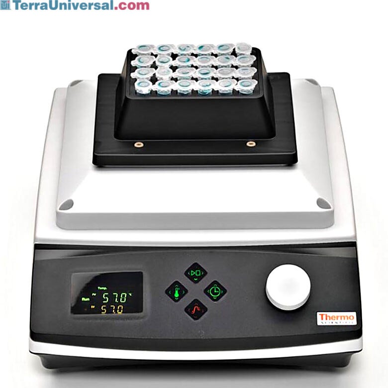 Digital Heating Shaking DryBath is ideal for busy labs working with DNA extractions and enzymatic reactions
