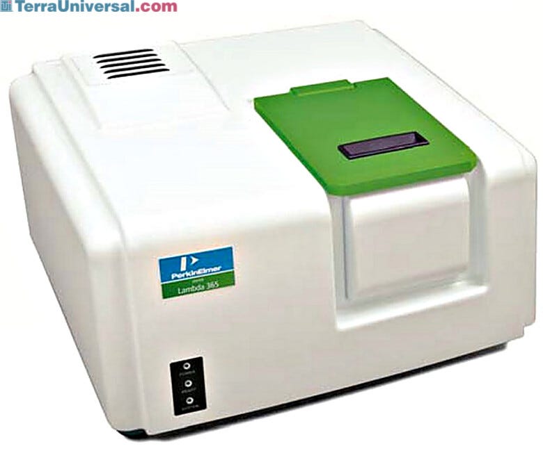 High-performance LAMBDA 365 double-beam UV/Vis Spectrophotometer by PerkinElmer available with optional software for 21 CFR part 11 compliance