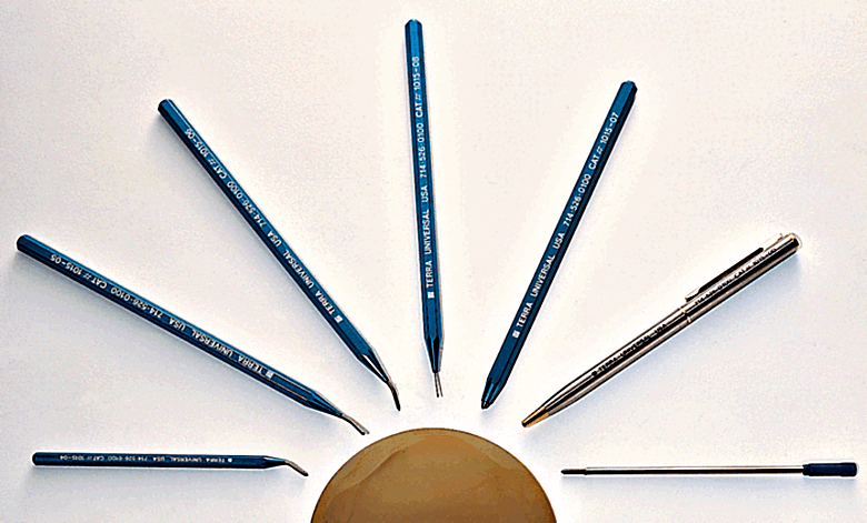 Diascribe manual diamond scribers features polished diamond tips that enable high-precision scribing of wafers and other hard surfaces | 1015-00 displayed