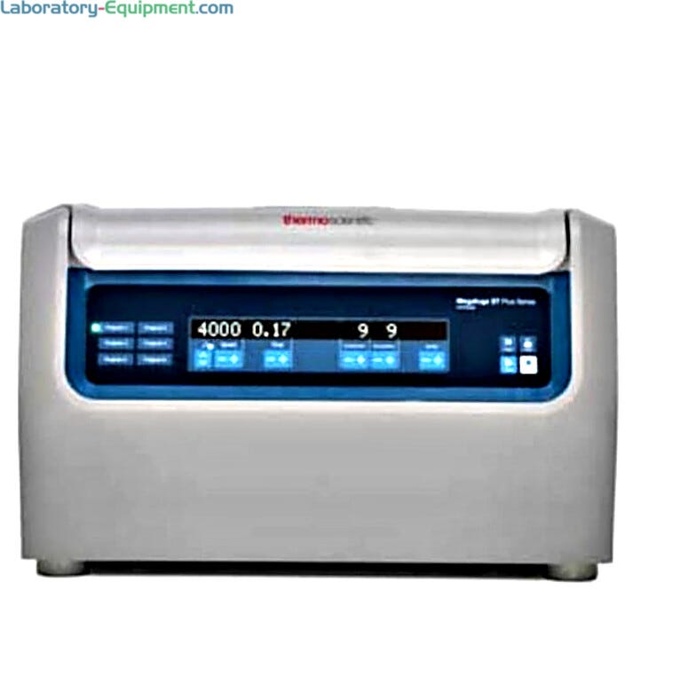 4L Megafuge ST4 Plus Centrifuge by Thermo Fisher Scientific for IVD processing with autolock for easy rotor exchange and a variety of optional rotors | 1717-58 displayed