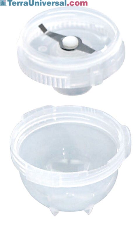 Reduces soft, medium, hard and brittle materials with a Mohs hardness of up to 5  |  6927-10 displayed