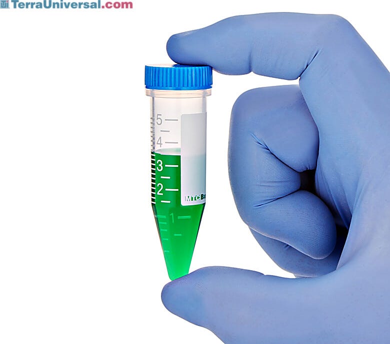 MTC Bio 5 ml Vivid™ MacroTube is the only 5ml printed tube with graduation lines and marking area in a resealable sterile packaging; C2545, 500 Qty.  |  2830-28 displayed