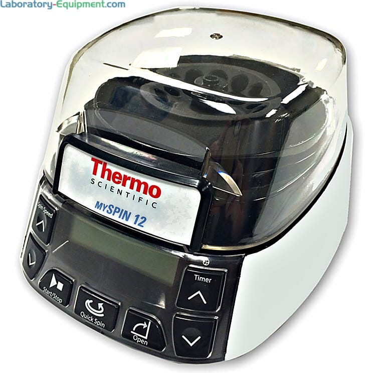Has a quiet and low vibration operation making them ideal micro volume benchtop centrifuges  |  3615-82 displayed