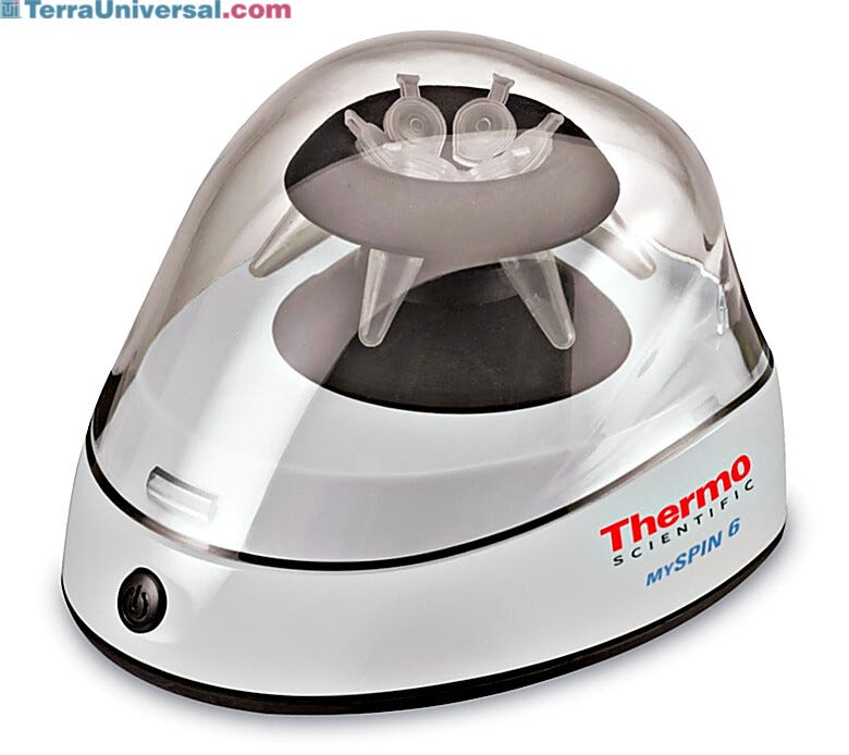 Has a quiet and low vibration operation making them ideal micro volume benchtop centrifuges  |  3615-83 displayed
