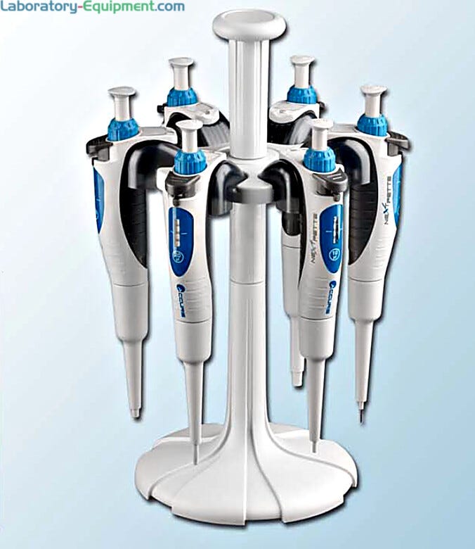 Carousel Stand for NextPette by Accuris, pipettes sold separately  |  2808-32 displayed
