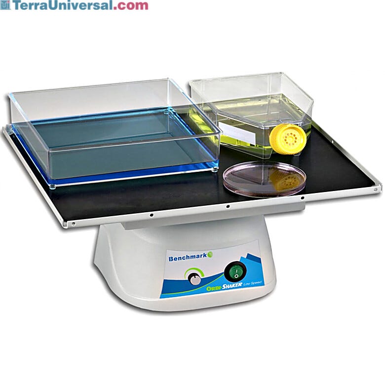 Benchmark Scientific’s Orbi-Blotter™ performs low-speed orbital shaking for gentle mixing and agitation applications  |  2817-12 displayed