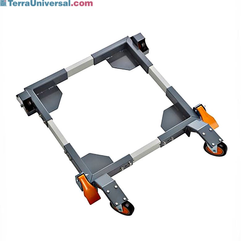 Easier to maneuver with larger front weeks for rough transportation