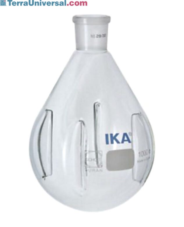 Helps to avoid powders from accumulating on wall of flask | 6924-53 displayed