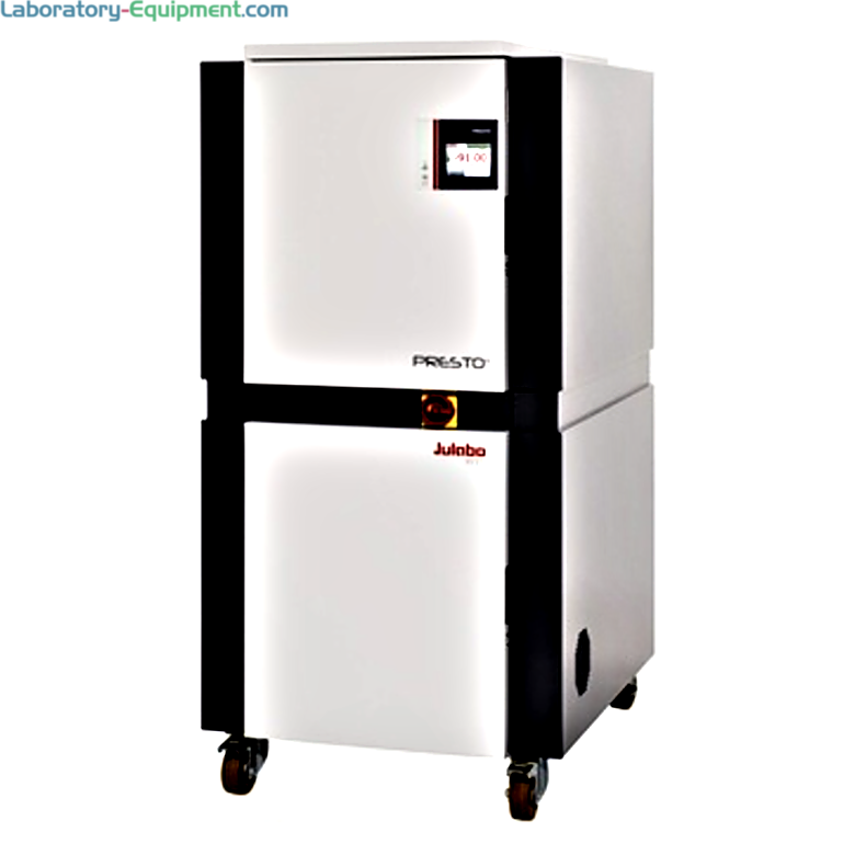 PRESTO W91, W91t, W91tt and W91x Temperature Control Process Systems with a temperature range of -91°C to 250°C provide heating, cooling and pumping performance  |  2541-PP-06 displayed