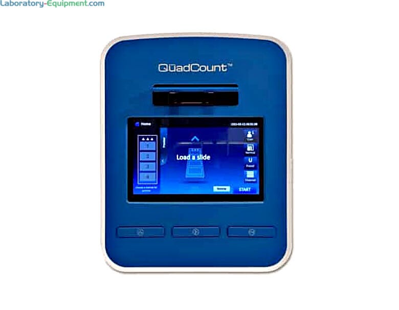 QuadCount Automated Cell Counter with 3 count modes and a 5 mega pixel CMOS sensor