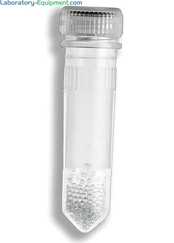 Small Beads are ideal for small samples, where as large beads are ideal for larger samples  |  2826-03 displayed
