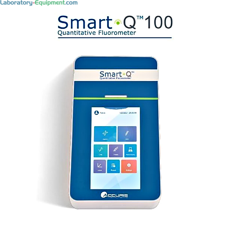 Smart-Q 100 Quantitative Fluorometer by Accuris for single-sample processing in 0.5mL assay tubes for fast and accurate detection of DNA, RNA and proteins  |  1718-PP-01 displayed