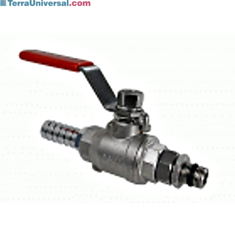 Stainless Steel Drain Tap with a maximum temperature of +200°C for Julabo Circulators, 8970450  |  2540-78 displayed