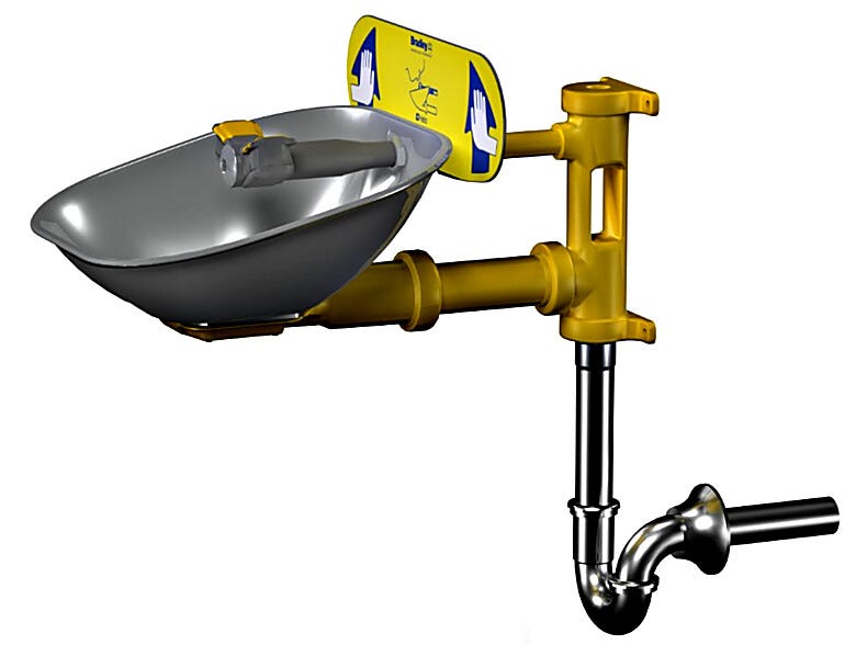 P-trap allows for easier disposal of waste from drain