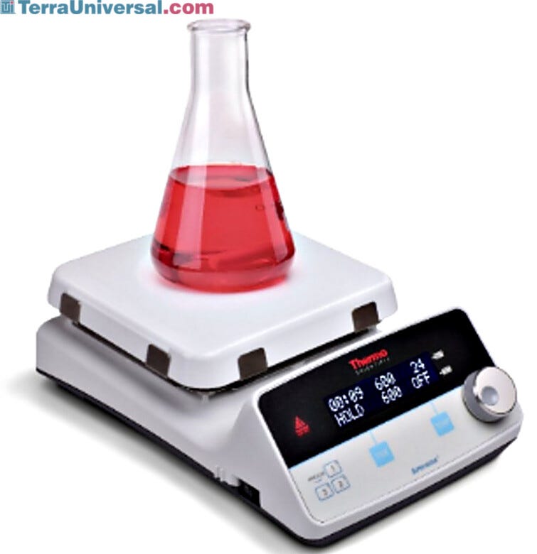 Provide precise digital control of top plate and solution temperatures | 4100-06 displayed