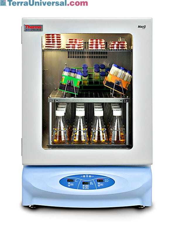 Thermo Scientific’s MaxQ™ 6000 Orbital Shakers offer a large interior volume and precise incubation of samples | 5322-22 displayed