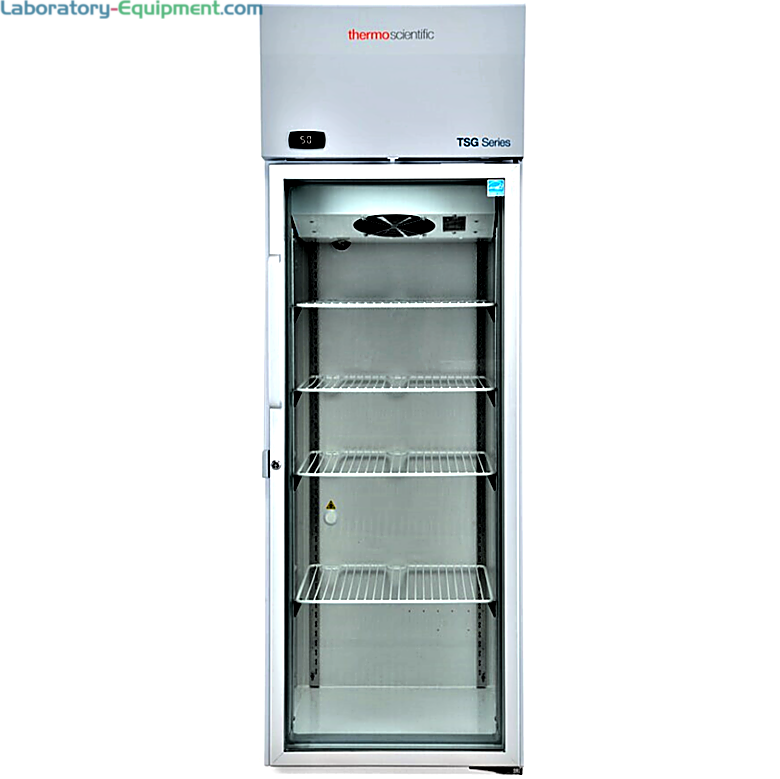 Energy-efficient 12.0 cu. ft. TSG1203GA Glass Door Lab Refrigerator by Thermo Fisher Scientific with a 2–8°C temperature range includes 2