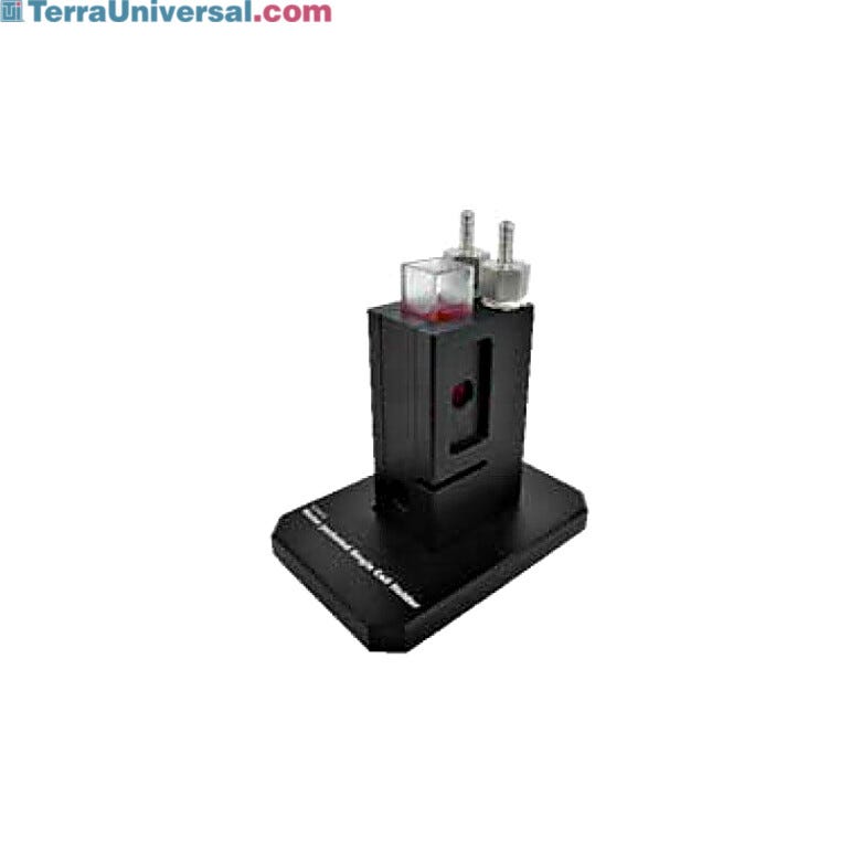 Holds standard cells in place securely while running analysis | 5102-08 displayed