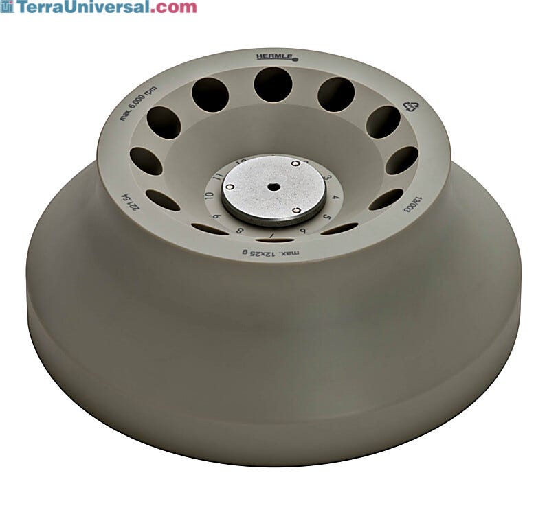 #Z326-1215 rotor option for Z306 and Z326 Centrifuges  |  2823-89 displayed