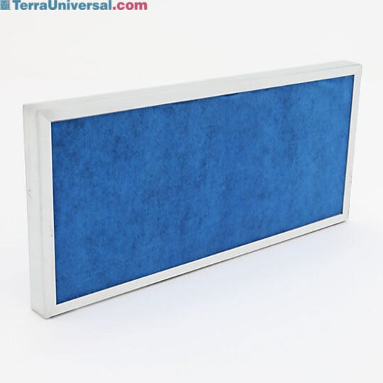 Activated bonded-charcoal filters remove a broad range of organic compounds and solvent fumes  |  1716-00A displayed