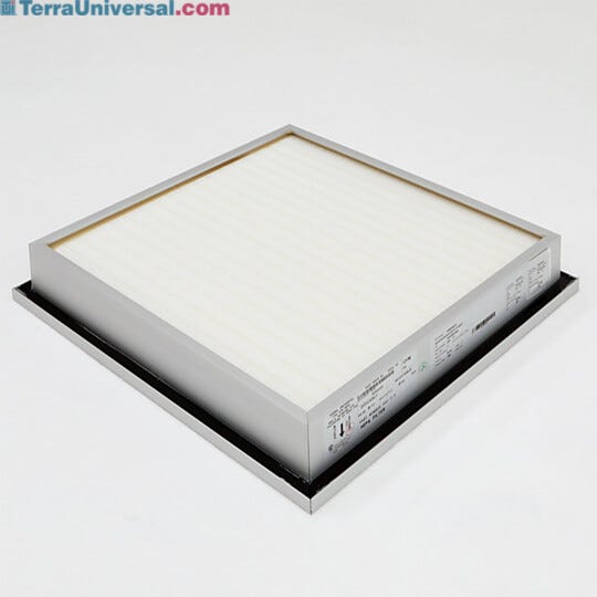 2’x2’ Replacement filter for Roomside Replaceable (RSR) Fan Filter Unit (FFU); inside view shown (downward airflow direction) | 6601-27-R displayed