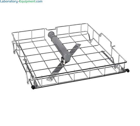 304 Stainless Steel Upper Standard Rack with wash arm #46688000 for use with inserts compatible with SteamScrubber glassware washers by Labconco  |  6927-49 displayed