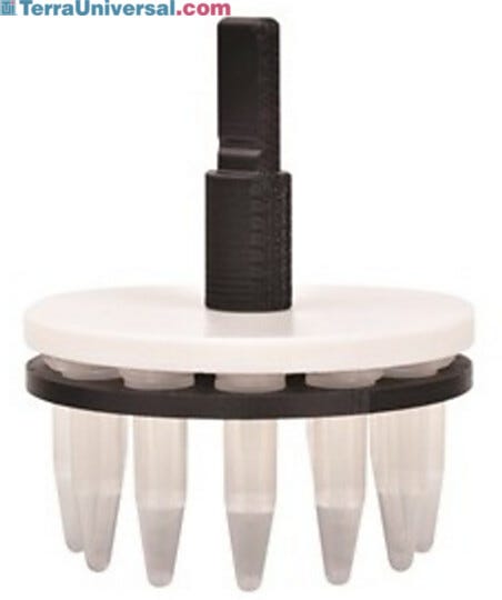 #451 holds 8 tubes (1.5ml polypropylene, Eppendorf tubes)  |  5323-48 displayed