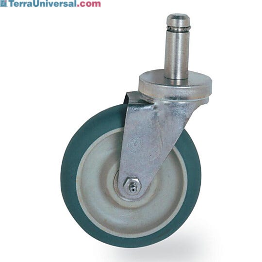 Super Erecta High Modulus Stem Swivel Caster provide vibration dampening in controlled environments  |  2080-57 displayed