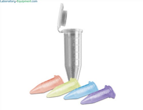 5mL Snap-Cap Polypropylene MacroTubes by MTC Bio available in a variety of colors for use with centrifuge rotors | 5705-PP-05 displayed
