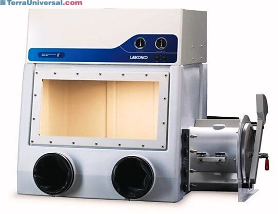Precise Series Controlled Atmosphere Glove Box protects sensitive materials against moisture and oxygen | 3644-43 displayed