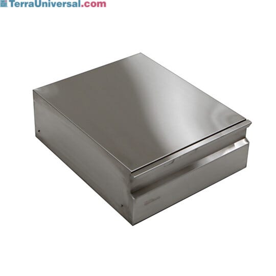 Modular Drawer Unit; Stainless Steel, 6"H; Stackable modular design
