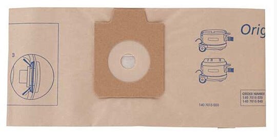 Non-reusable paper bag for dry contents  |  1001-01 displayed