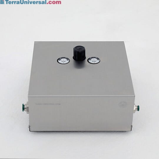 Pressure booster regulator module; connects between nitrogen generator and gas cylinder; adjustable pressure increase 2x-4x; 10"W x 10"D x 4"H  |  2700-98 displayed