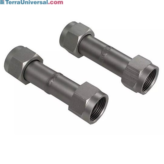 Adapter M16x1 f to M 16x1 female compatible with Julabo Circulators, 8890024, Qty. 2 | 2440-03 displayed