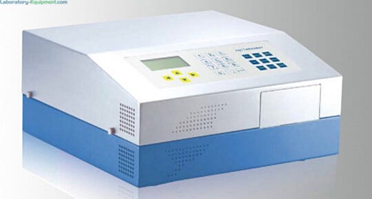 AgileReader ELISA Plate Reader for 96-well types with a built-incubator and shaker  |  8000-54 displayed