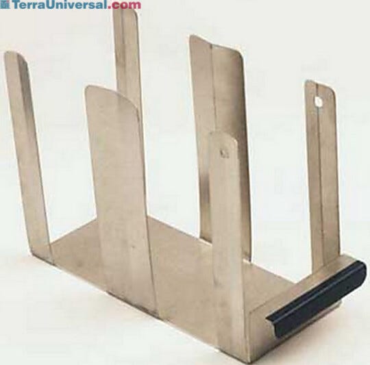 Stainless Steel Petri Dish Rack for BACTRON or BACTROX anaerobic chambers | 3901-17 displayed