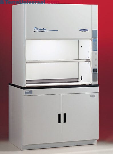 Shown: Labconco Basic 47" Hood, factory-prepared for up to three service fixtures and incandescent lights (kits sold separately)  |  3646-00 displayed