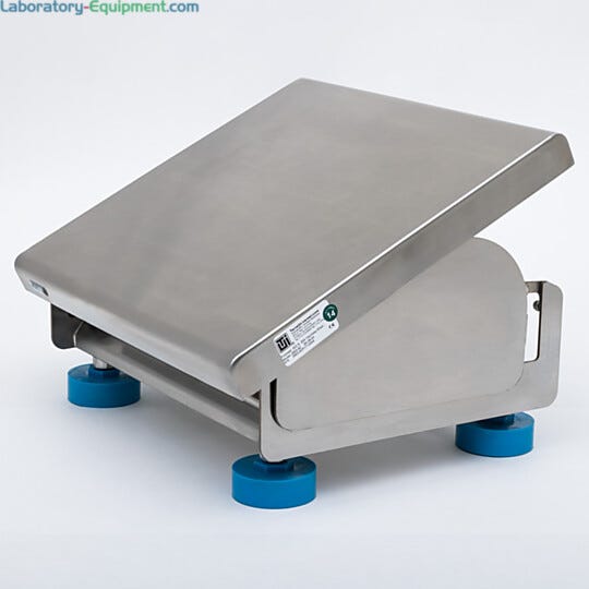 ISO-Rated BioSafe Tilting Footrest Maximum 27 Degree Platform Tilt with Model  |  2803-92 displayed