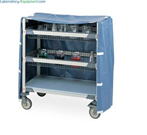Blue vinyl cart cover for small carts  |  1533-27 displayed
