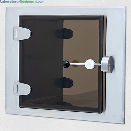 Bronze tempered glass pass-through window helps block UV rays, reducing glare and lowering cooling costs | 9999-BronzeTempGlass displayed