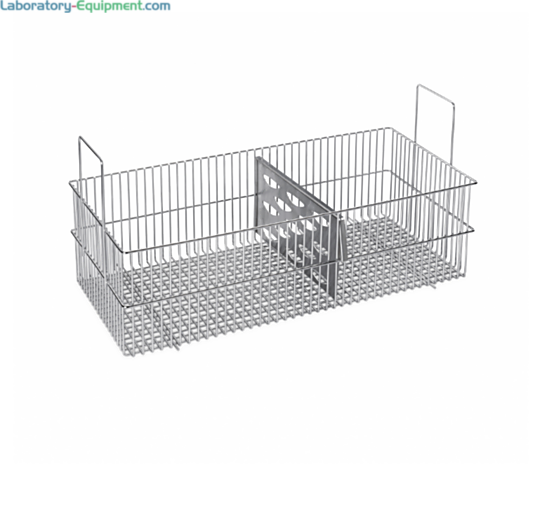 Labconco 304 stainless steel Bulk Tube Insert #4573500 with a capacity of 600 13 mm tubes or 244 20 mm tubes for standard and spindle racks  |  6927-57 displayed